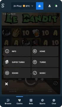 Le Bandit Slot Interface